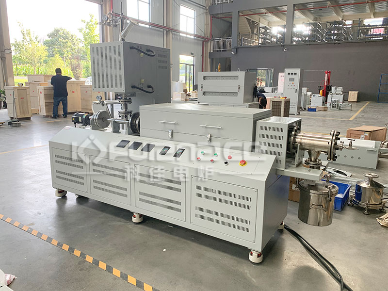 定制带预热的旋转倾斜管式高温炉 定制带预热的旋转倾斜管式高温炉