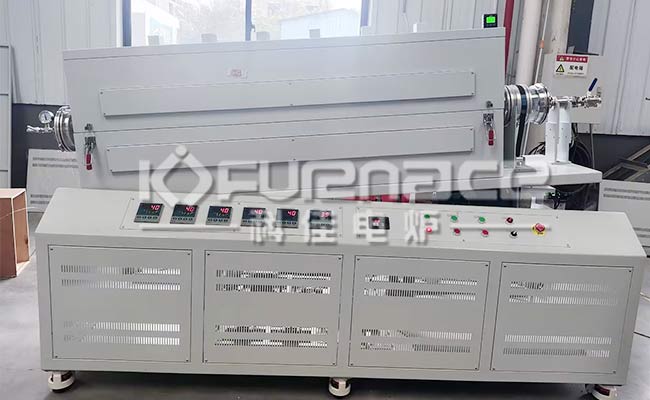 大管径六温区旋转倾斜管式炉