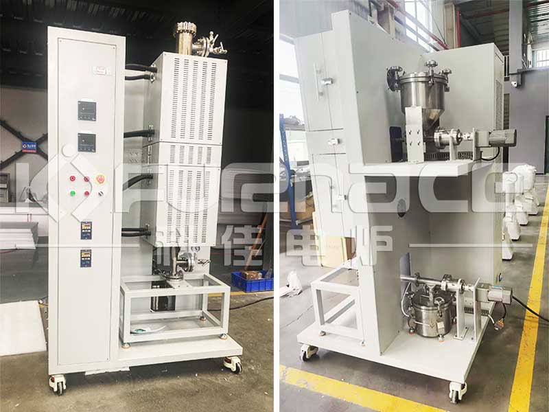 连续进出料生产型立式流化床管式炉